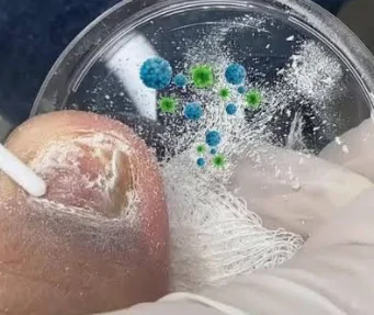 teste laboratorial de micose