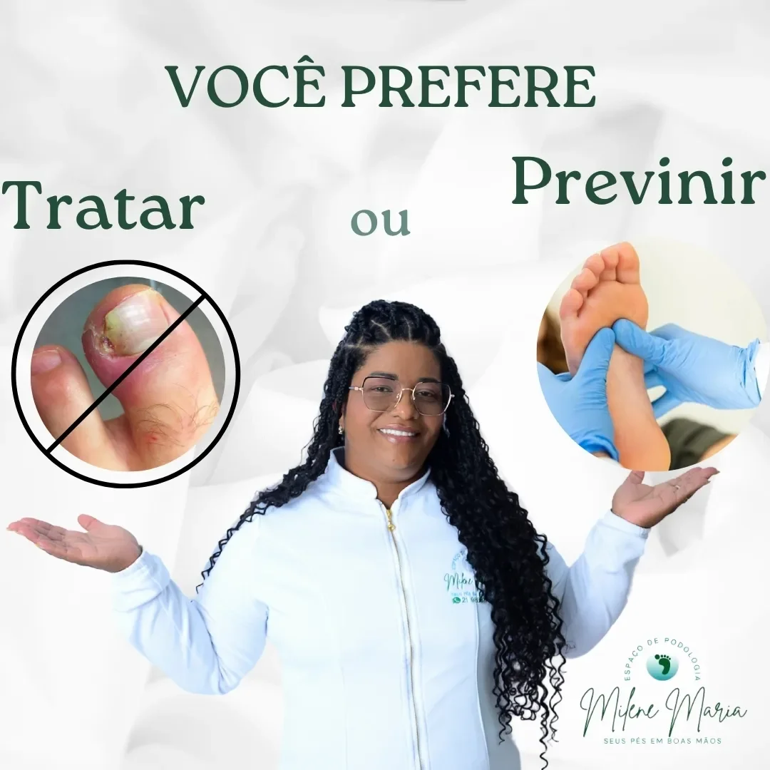 limpeza dos pés